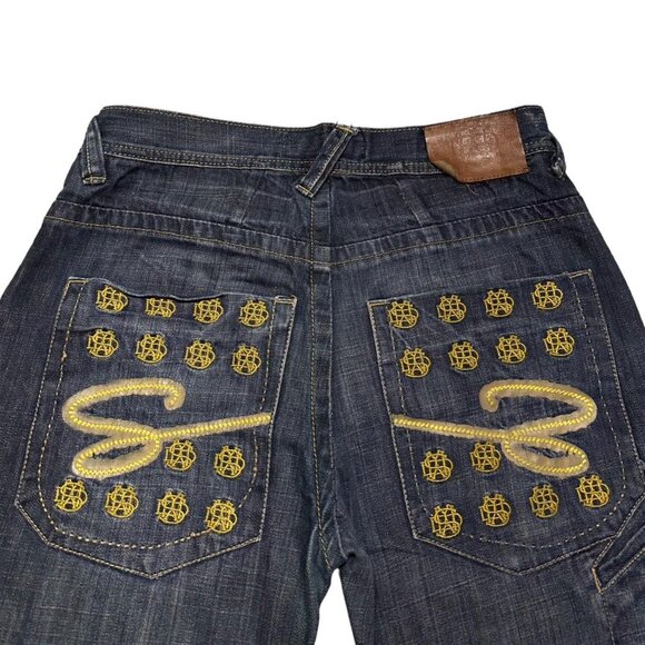 Y2K Shady Embroidered Jeans - Picture 3 of 4